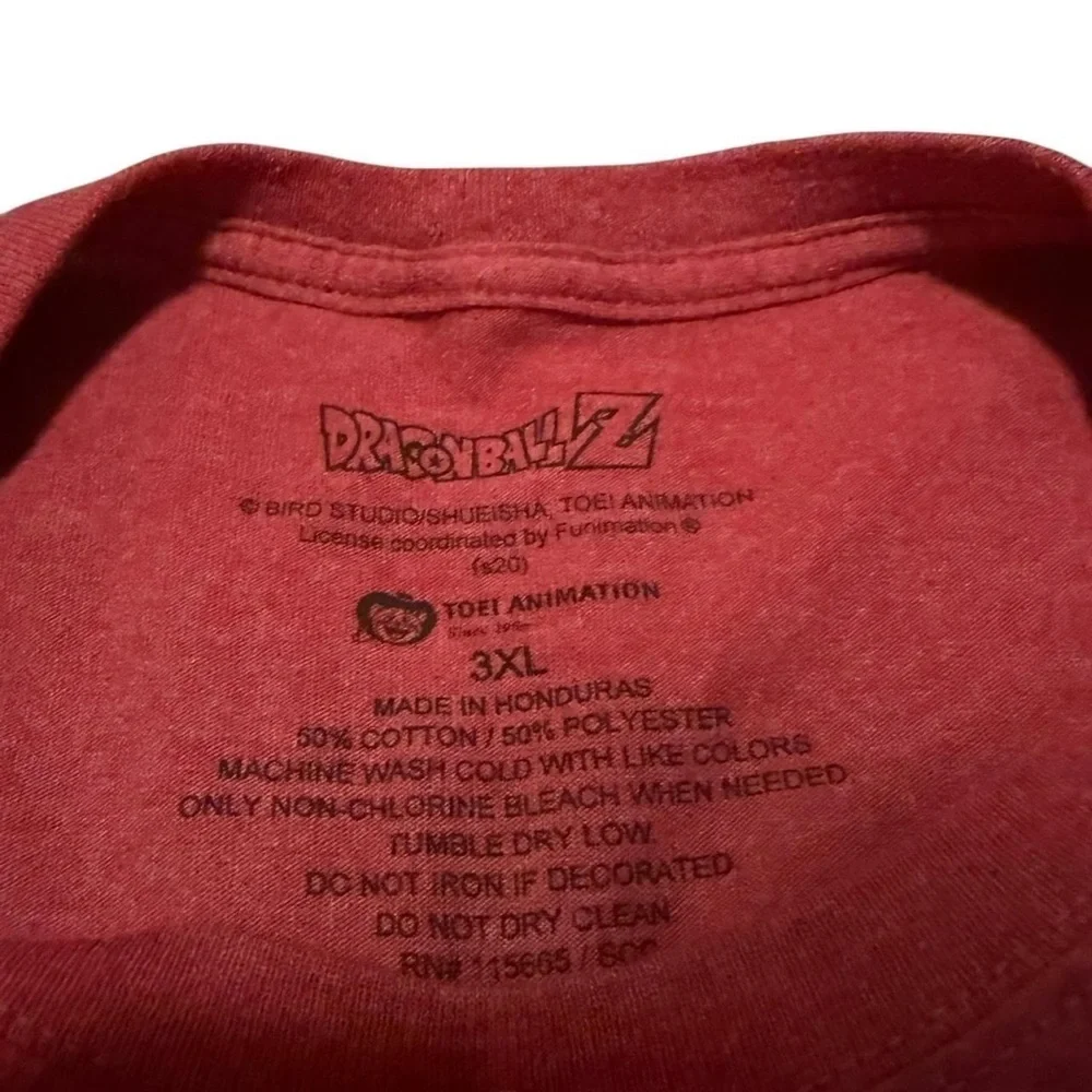 Dragon Ball Z Red Graphic T-Shirt